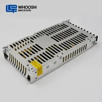 200W led display power supply DC 5V 40A slim size 30mm high one side output